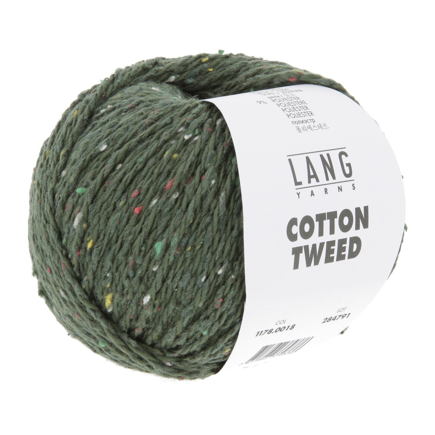COTTON TWEED - DUNKELGRÜN - BASIS 903