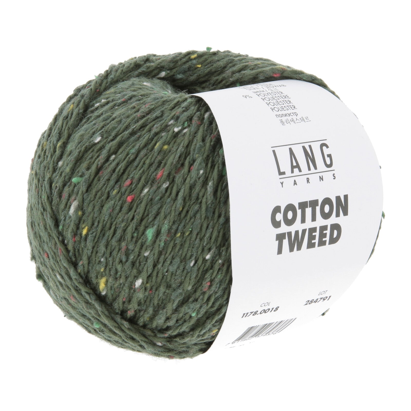 COTTON TWEED - DUNKELGRÜN - BASIS 903
