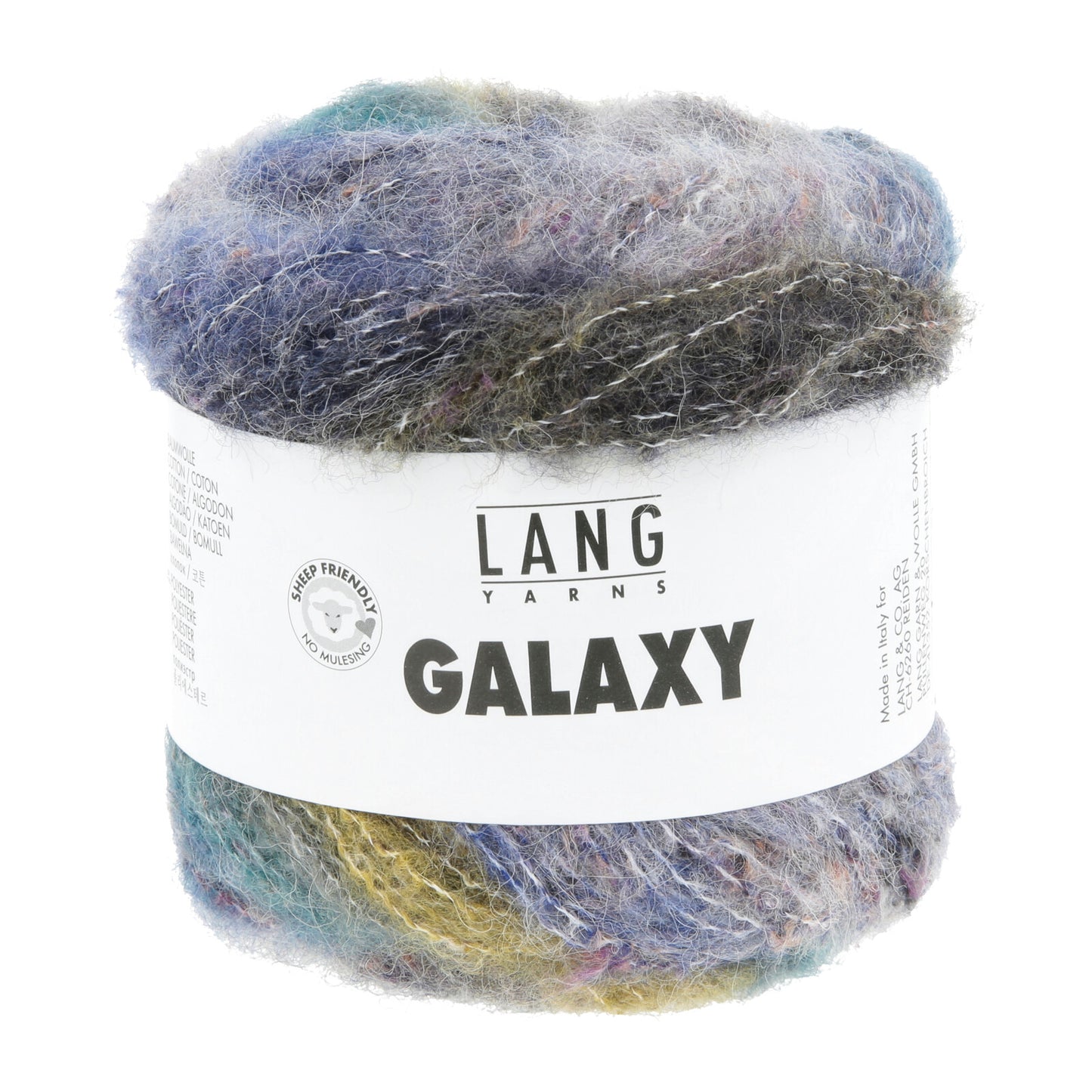 GALAXY - Grau/blau/gelb