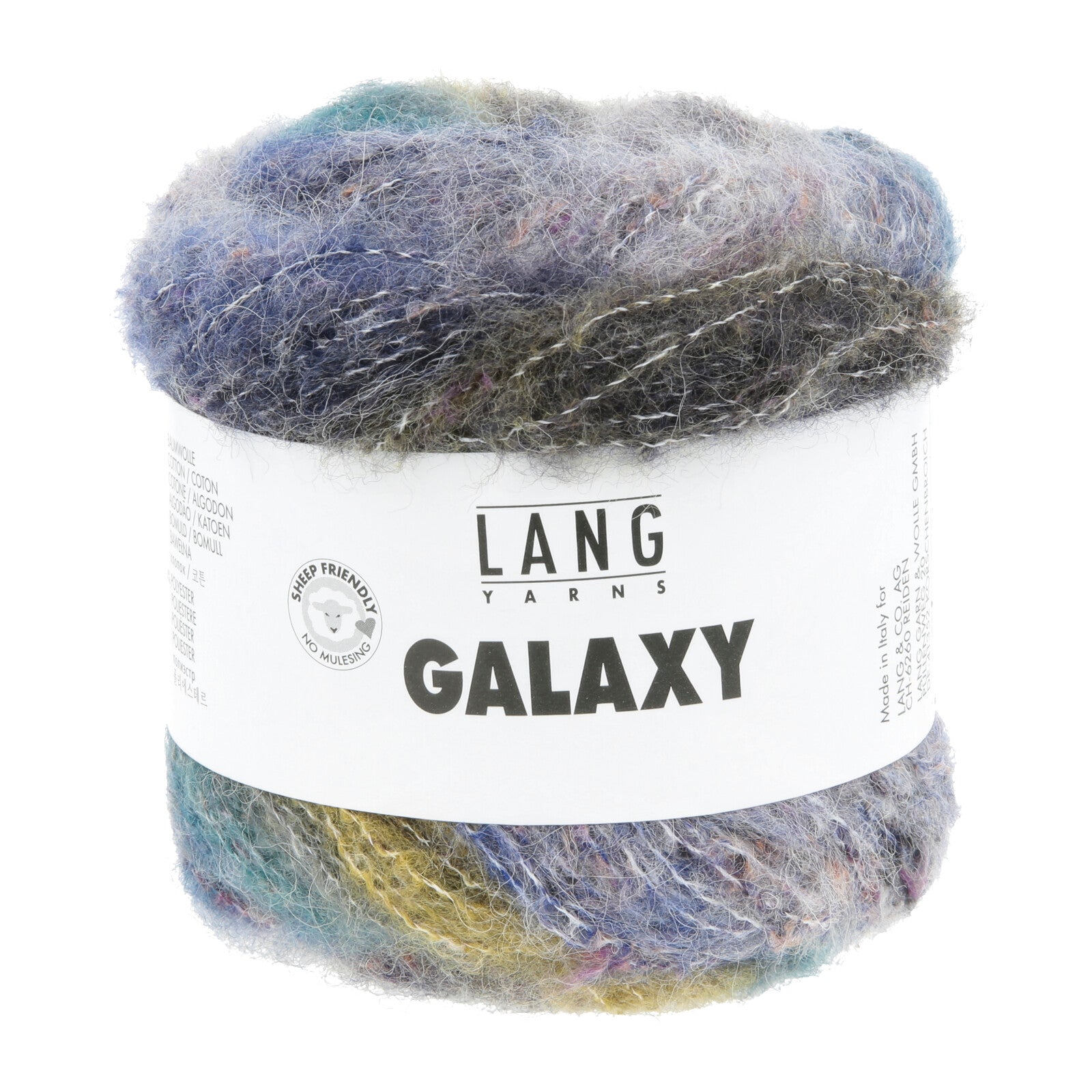 GALAXY - Grau/blau/gelb