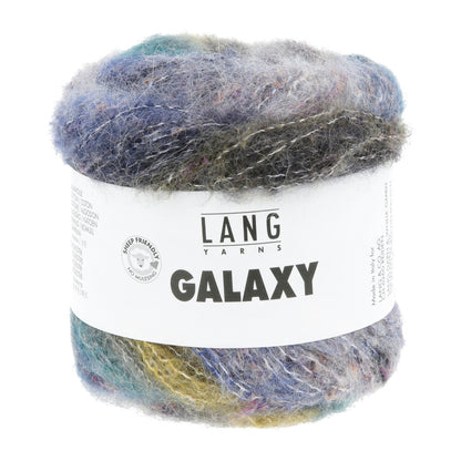 GALAXY - Grau/blau/gelb