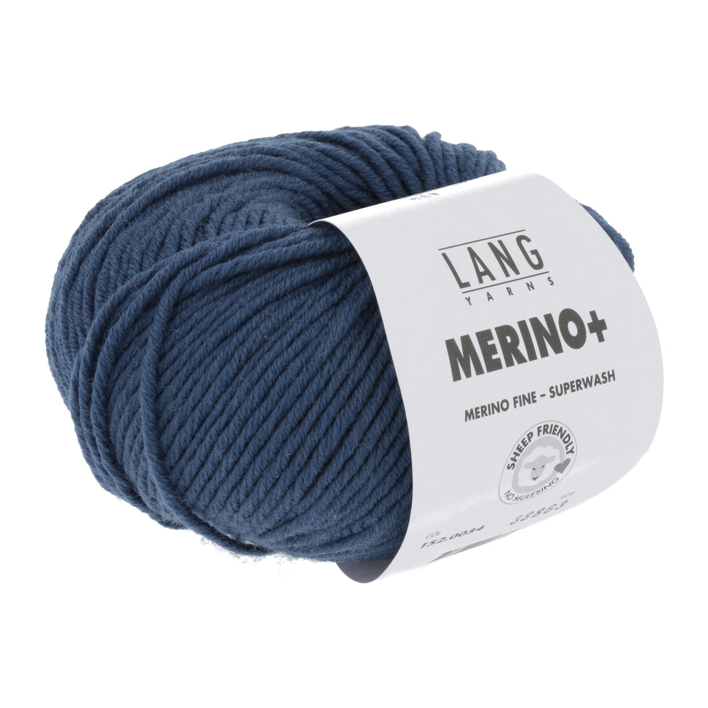 MERINO+ - RAUCHBLAU