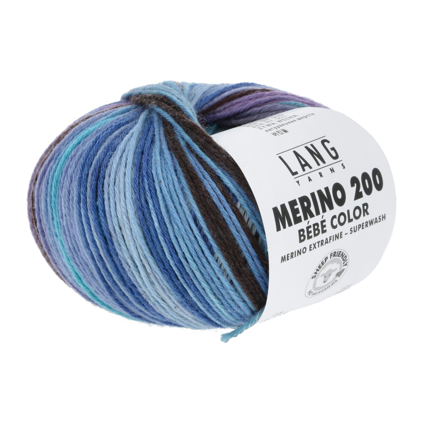 MERINO 200 BEBE COLOR - BLAU