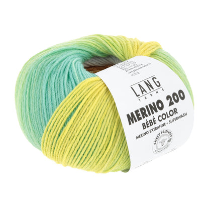 MERINO 200 BEBE COLOR - ROST/MINT