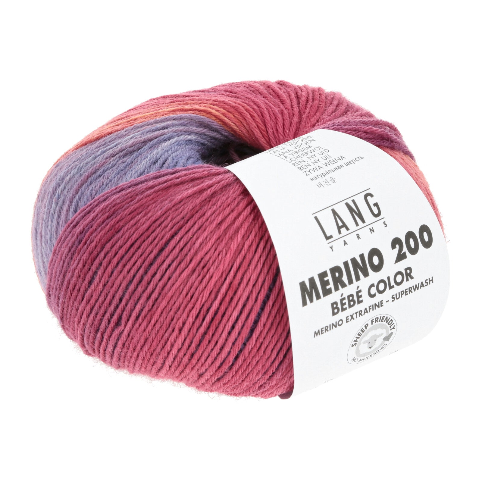 MERINO 200 BEBE COLOR - REGENBOGEN