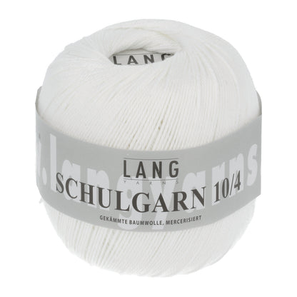 SCHULGARN 10/4 LANG - WEISS