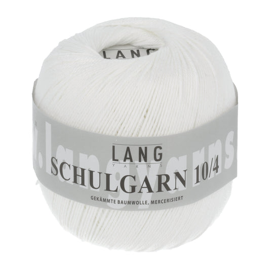 SCHULGARN 10/4 LANG - WEISS