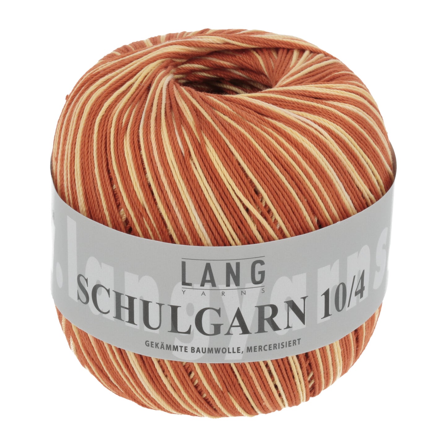 SCHULGARN 10/4 LANG - ORANGE OMBRÉ