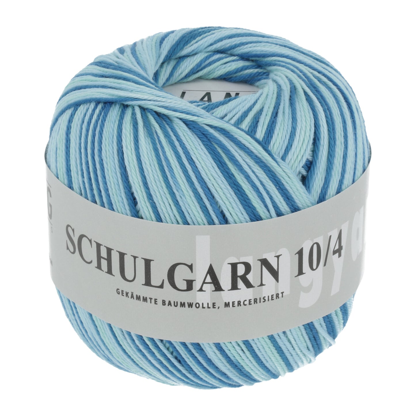 SCHULGARN 10/4 LANG - TÜRKIS OMBRÉ