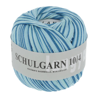 SCHULGARN 10/4 LANG - TÜRKIS OMBRÉ