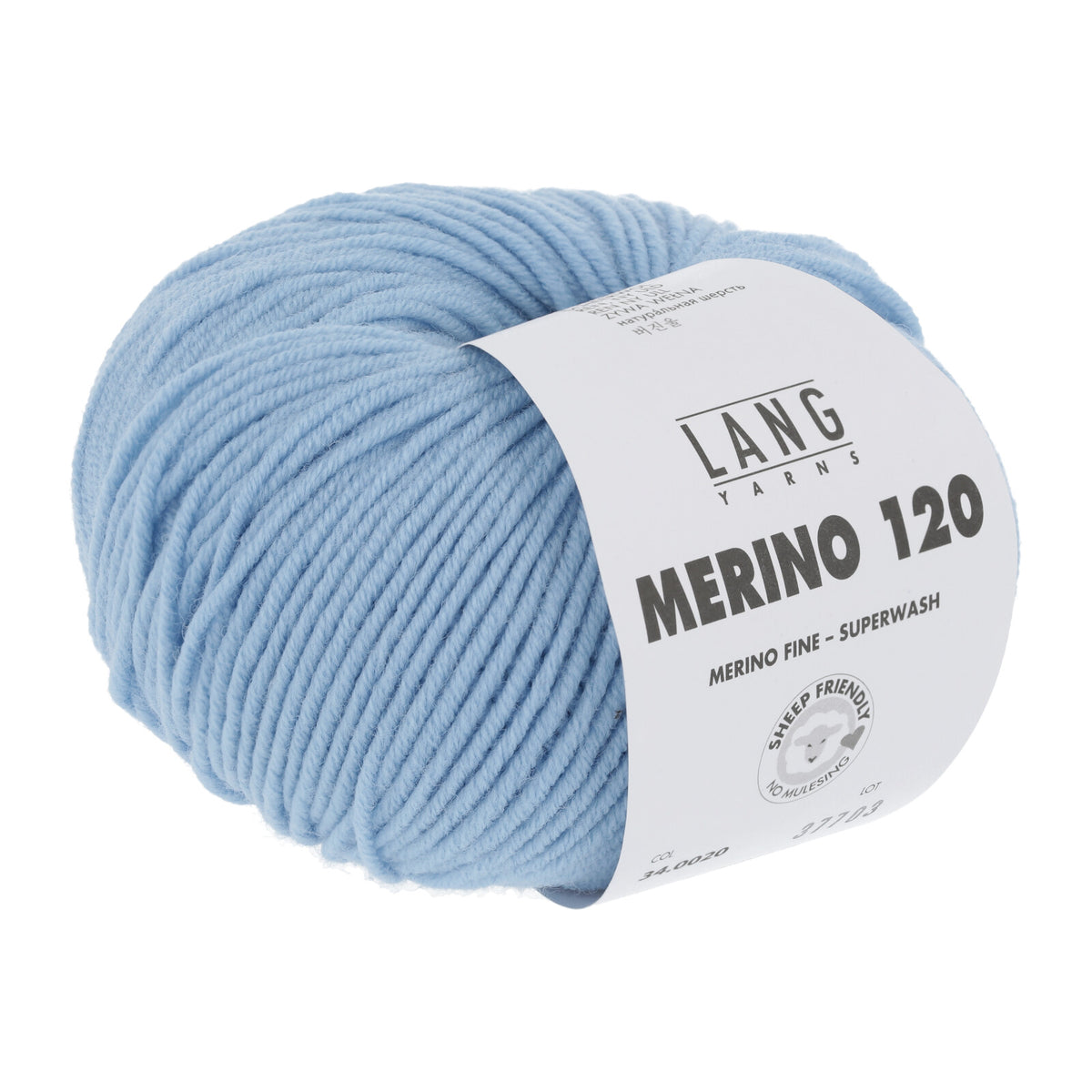 MERINO 120 - HELLBLAU