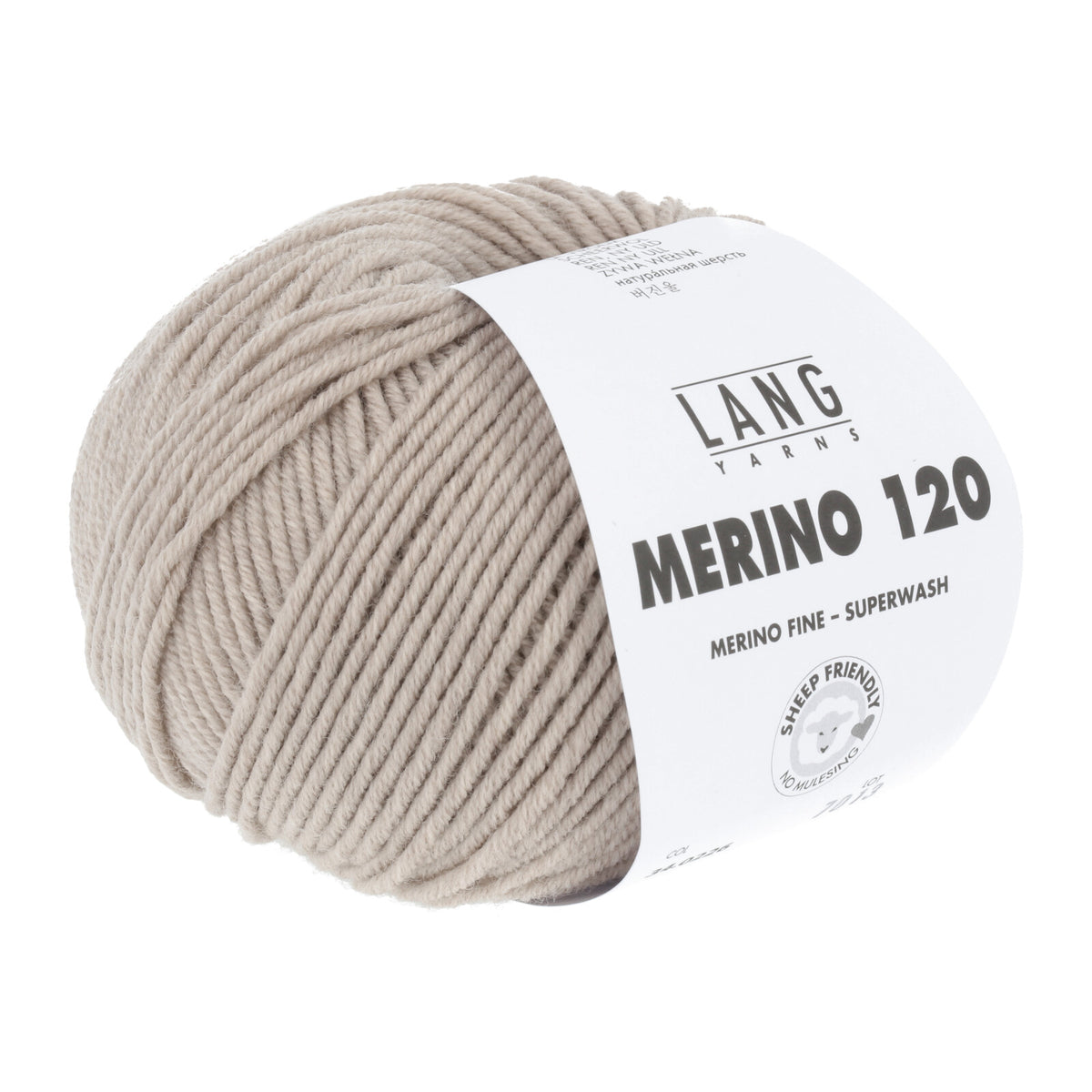 MERINO 120 - BEIGE MÉLANGE