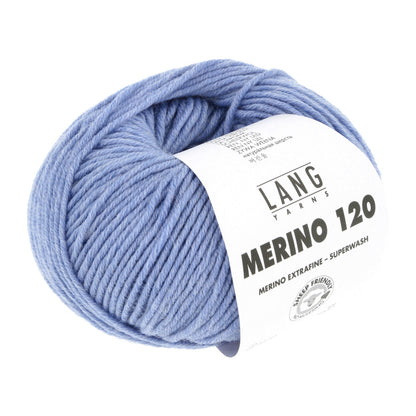 MERINO 120 - HELLBLAU MÉLANGE