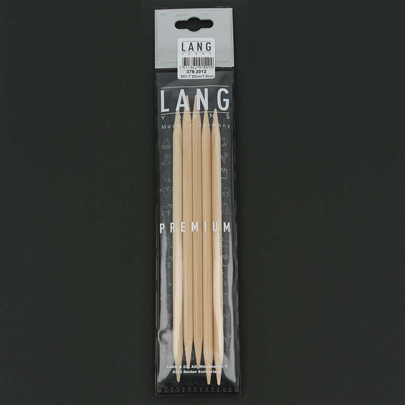 Strumpfstricknadel Bambus 379