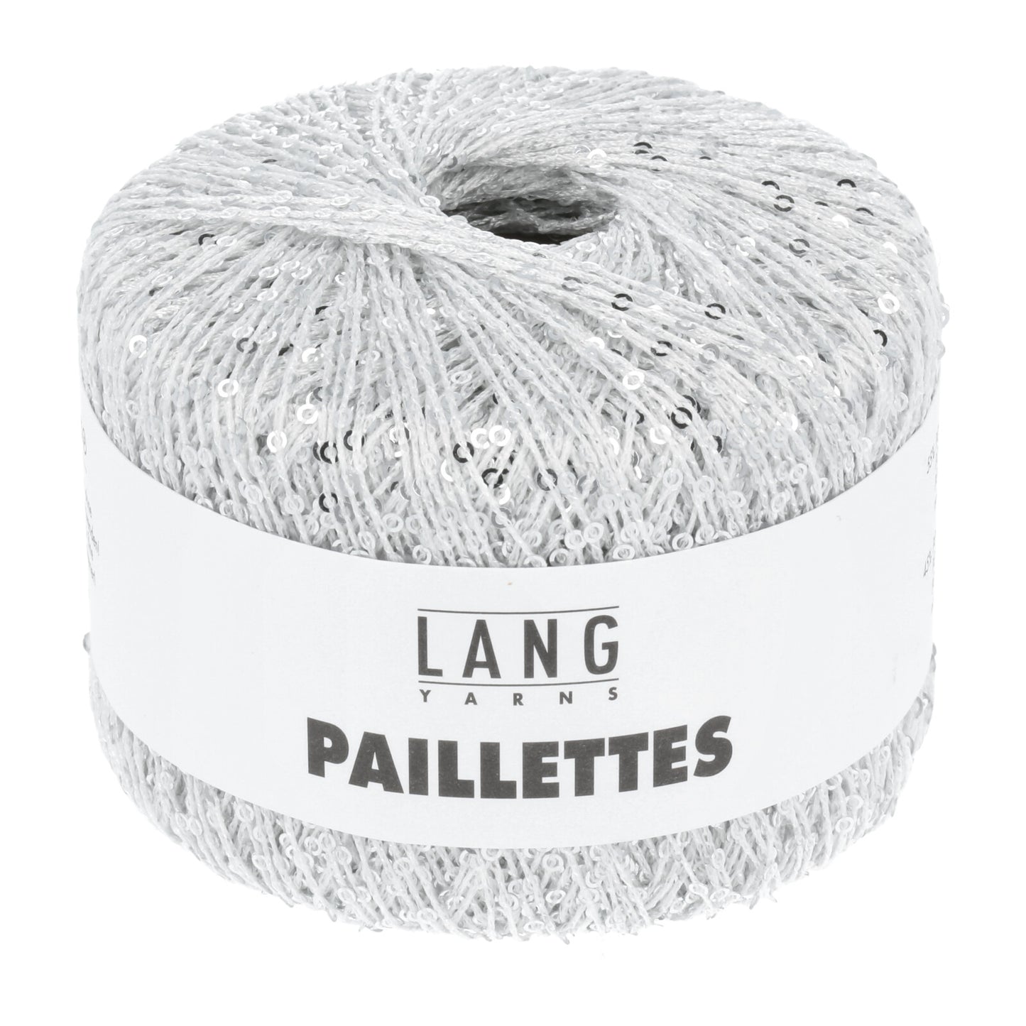 PAILLETTES - WEISS/SILBER
