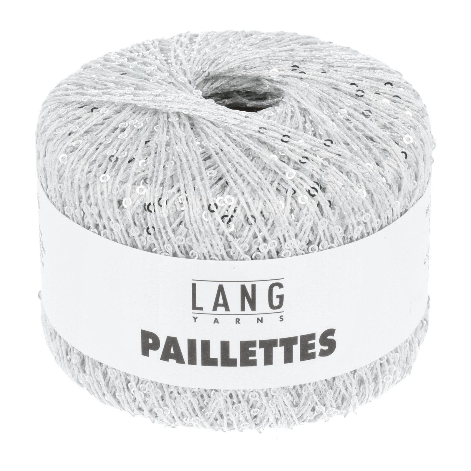 PAILLETTES - WEISS/SILBER