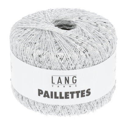 PAILLETTES - WEISS/SILBER