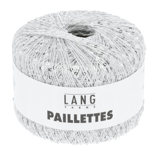 PAILLETTES - WEISS/SILBER