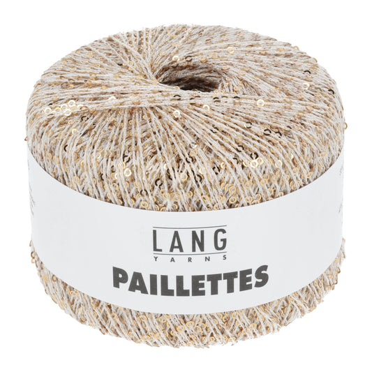 PAILLETTES - WEISS/GOLD