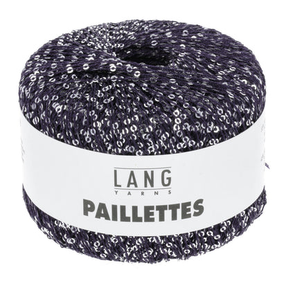 PAILLETTES - MARINE-SILBER