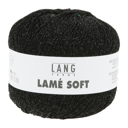 LAMÉ SOFT - SCHWARZ
