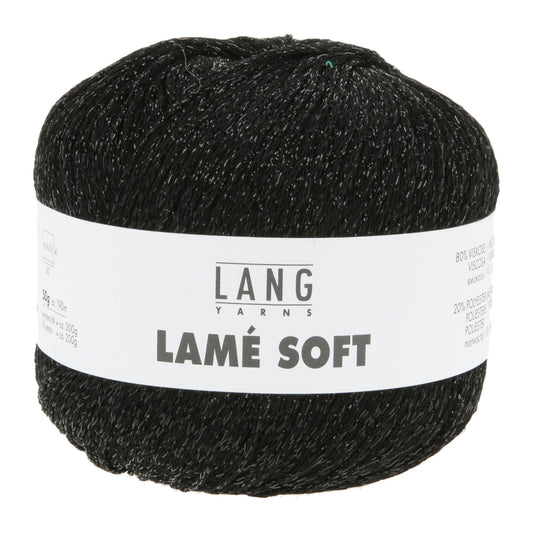 LAMÉ SOFT - SCHWARZ