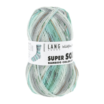 SUPER SOXX BAMBOO COLOR 4-FACH/4-PLY - TÜRKI/GRA/OFFWH 1152 CHICKWEED