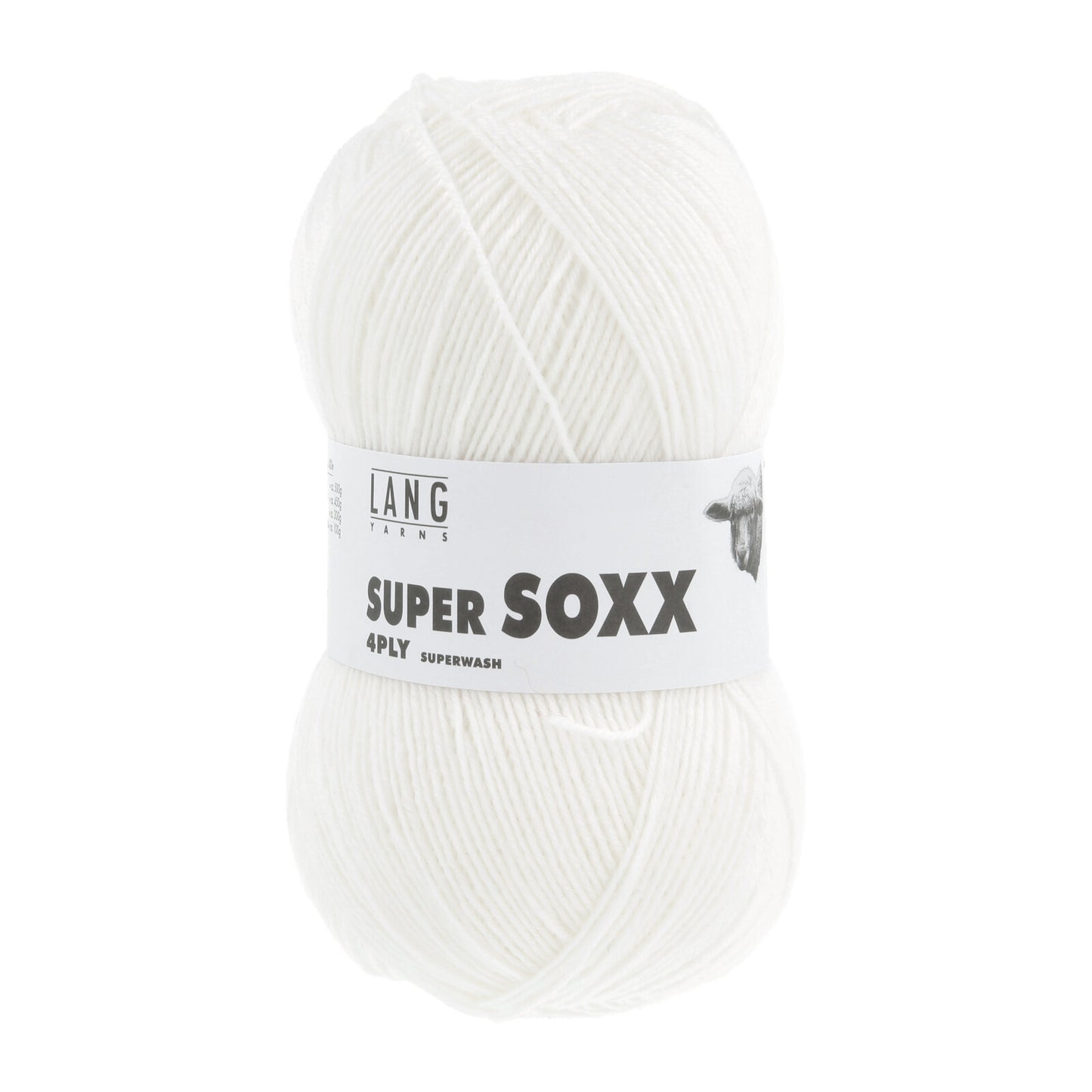 SUPER SOXX 4-FACH/4-PLY - WEISS