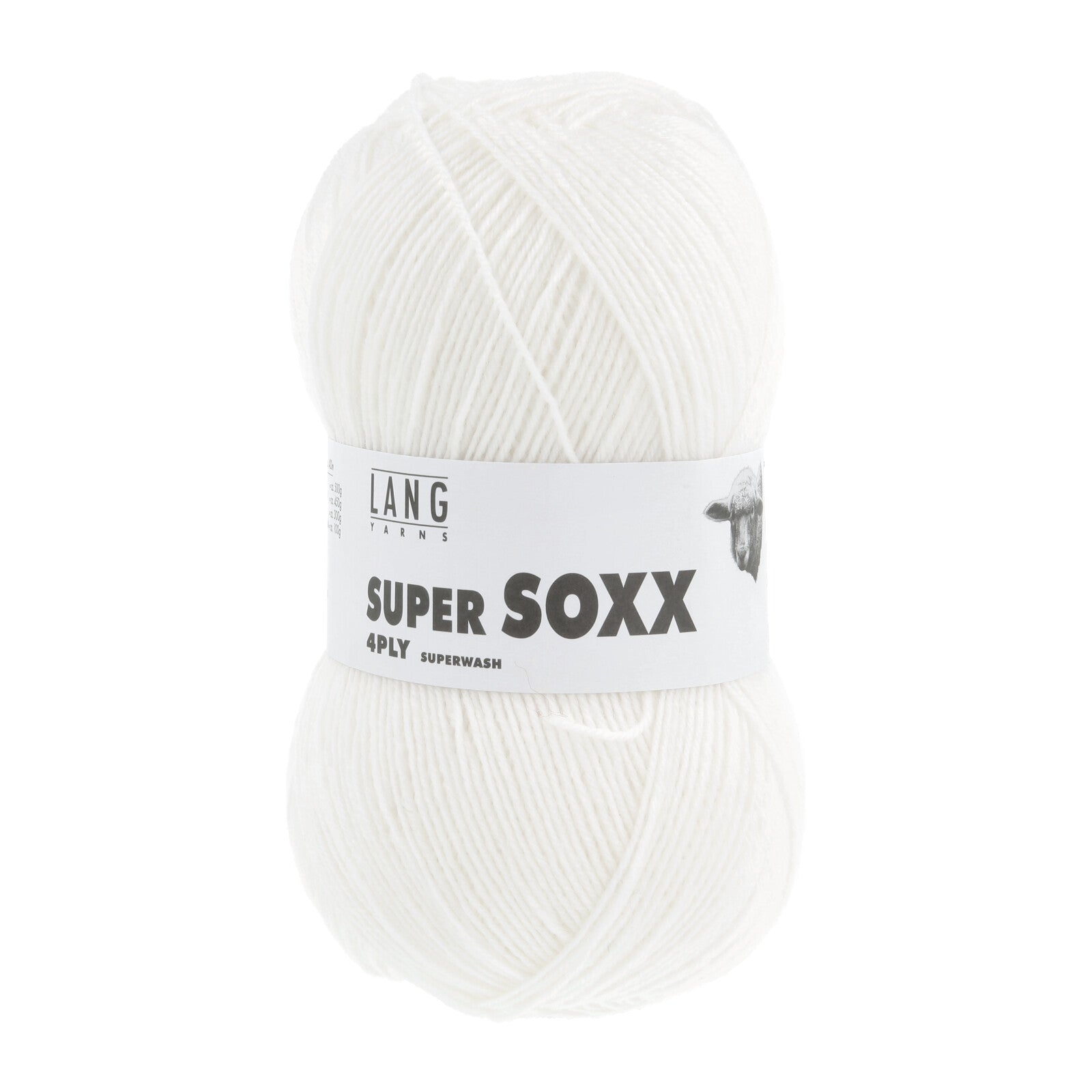 SUPER SOXX 4-FACH/4-PLY - WEISS