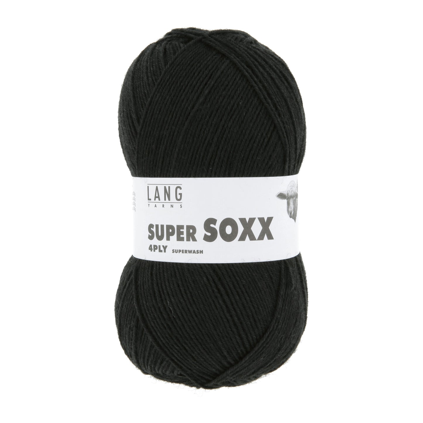 SUPER SOXX 4-FACH/4-PLY - SCHWARZ