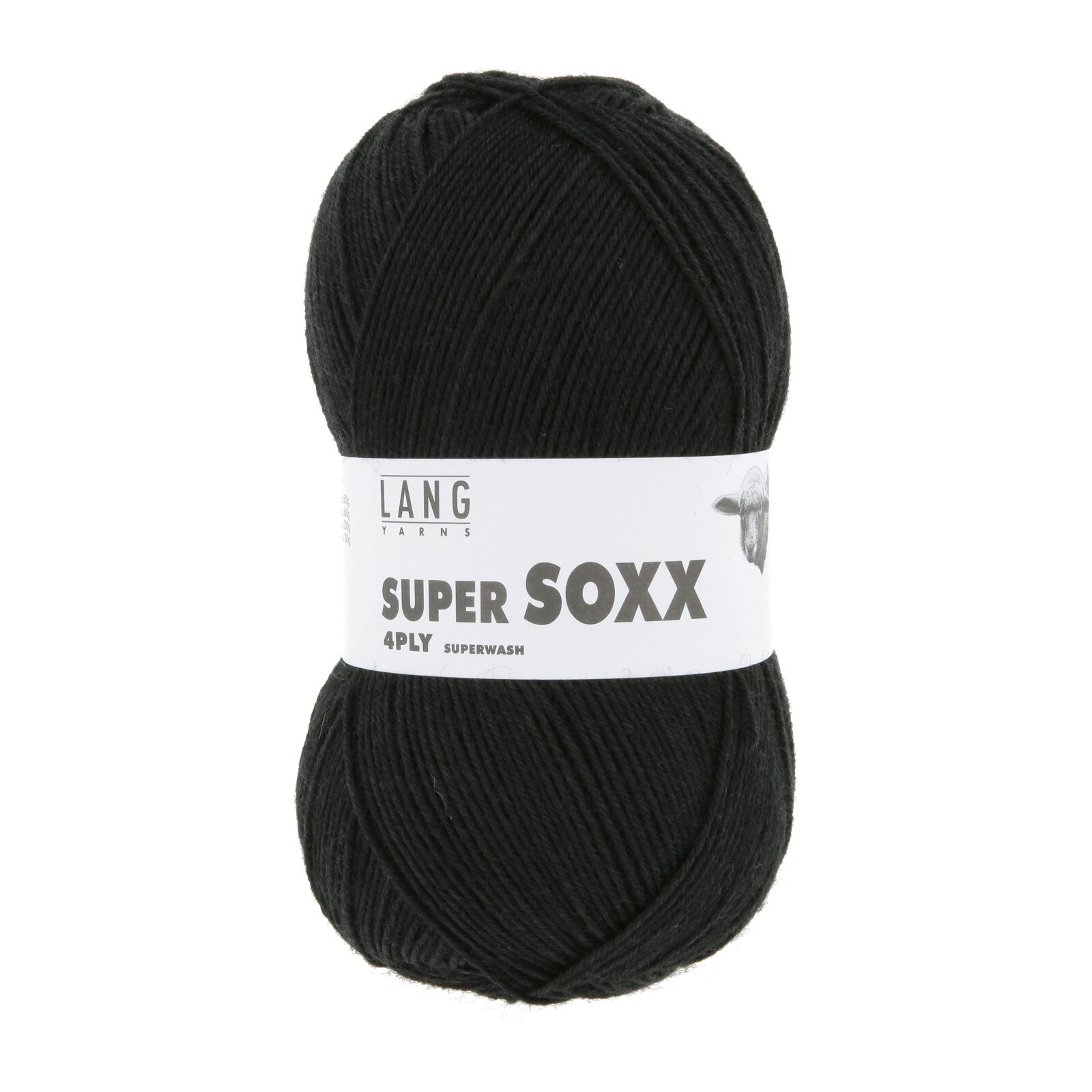 SUPER SOXX 4-FACH/4-PLY - SCHWARZ