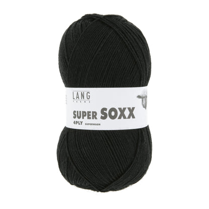 SUPER SOXX 4-FACH/4-PLY - SCHWARZ