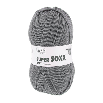 SUPER SOXX 4-FACH/4-PLY - DUNKELGRAU MÉLANGE