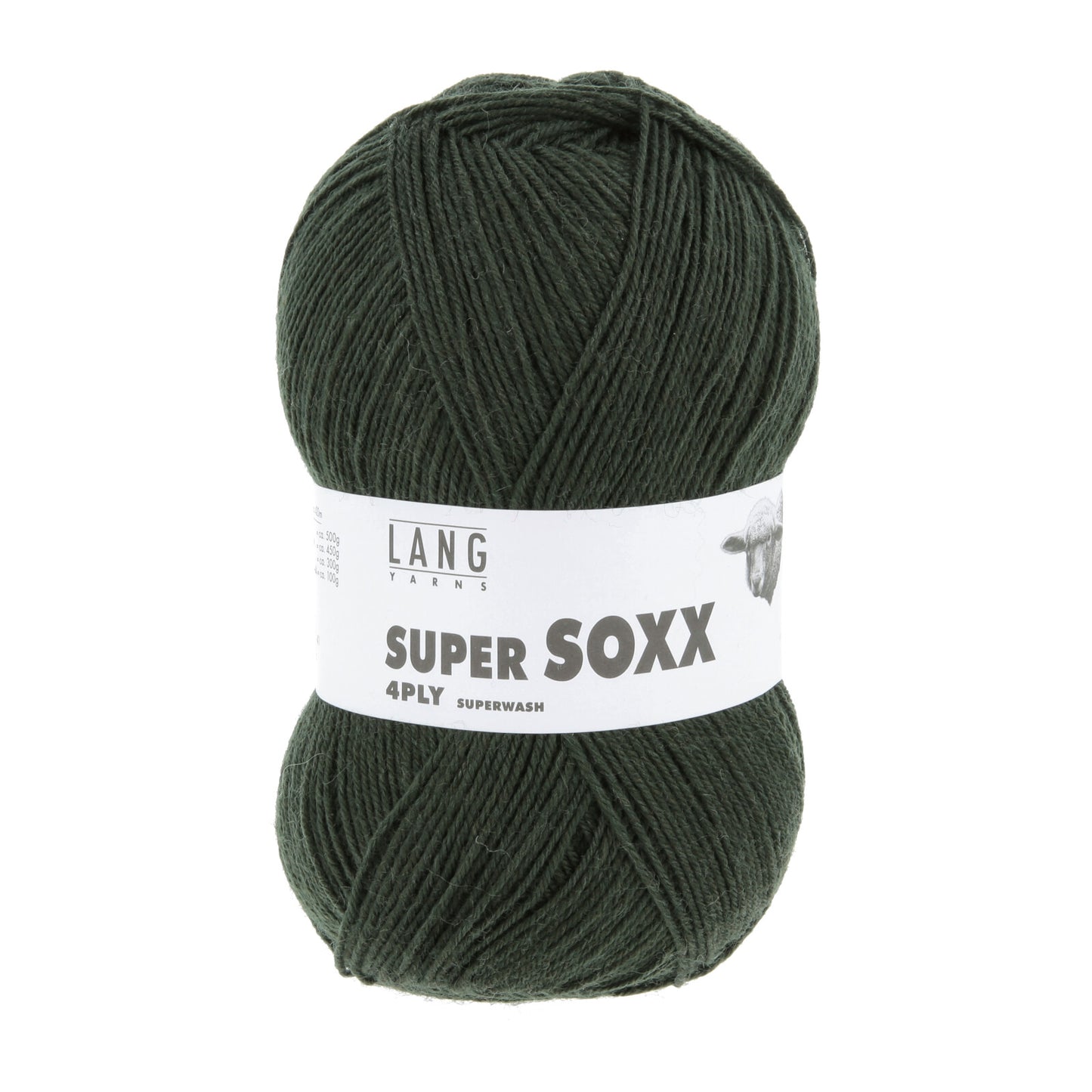 SUPER SOXX 4-FACH/4-PLY - DUNKELGRÜN