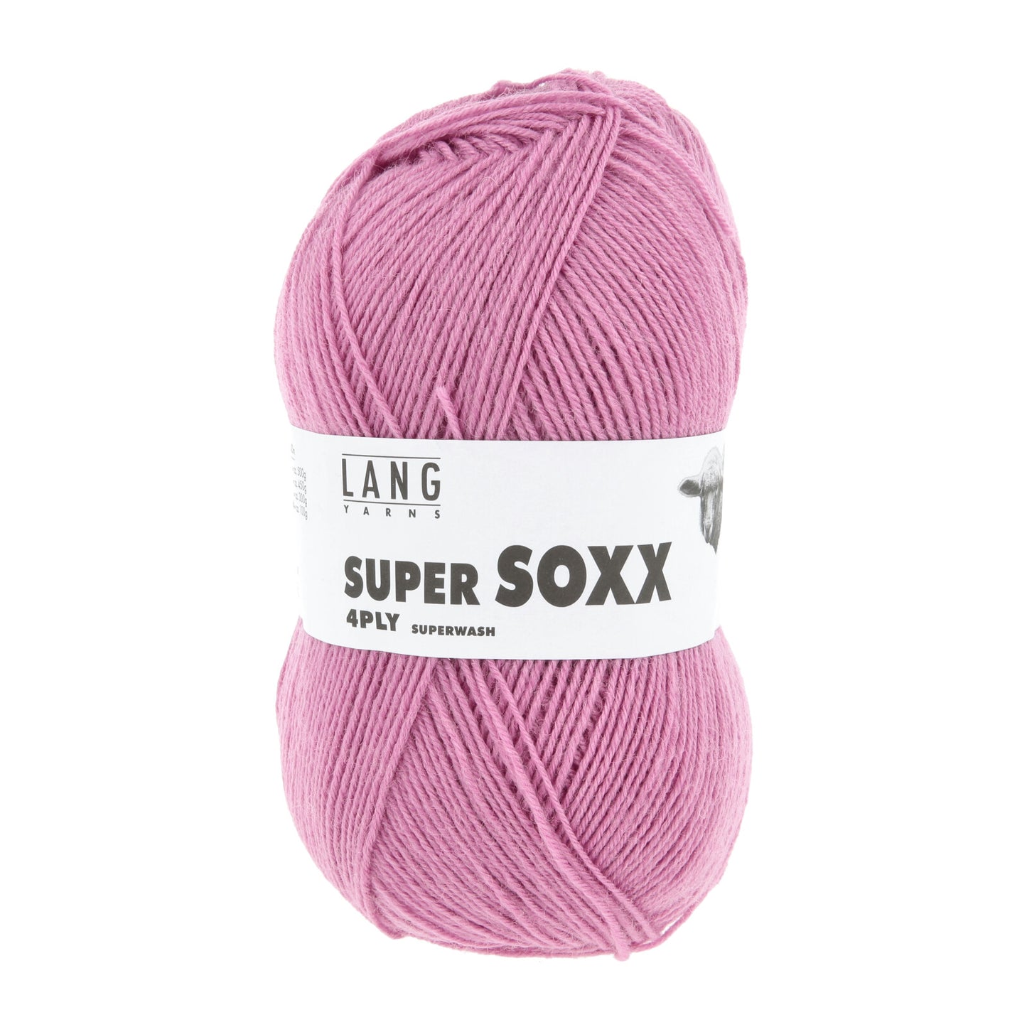 SUPER SOXX 4-FACH/4-PLY - ROSA DUNKEL