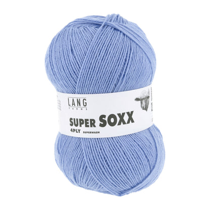 SUPER SOXX 4-FACH/4-PLY - HIMMELBLAU