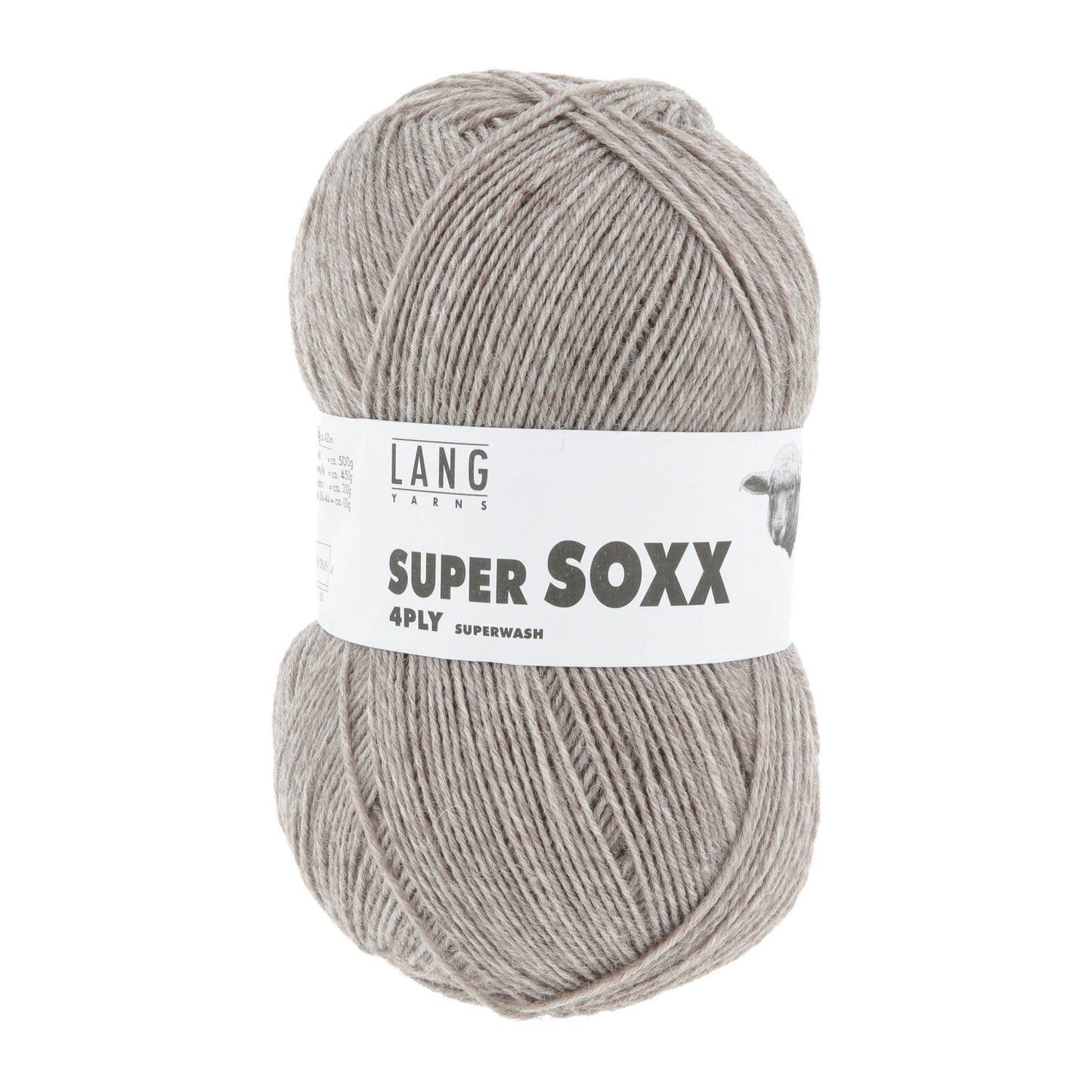 SUPER SOXX 4-FACH/4-PLY - SAND MÉLANGE