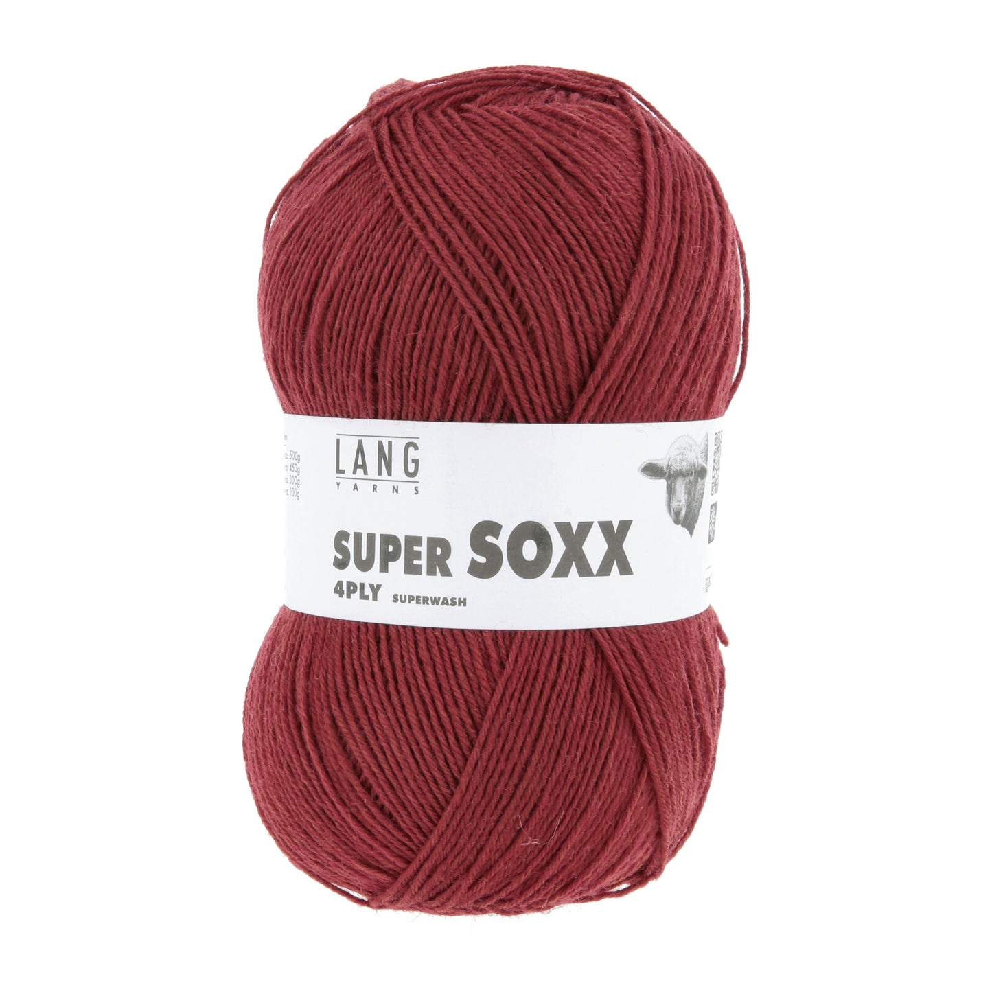 SUPER SOXX 4-FACH/4-PLY - WEINROT