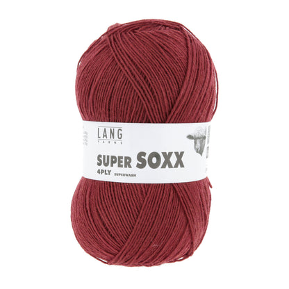 SUPER SOXX 4-FACH/4-PLY - WEINROT