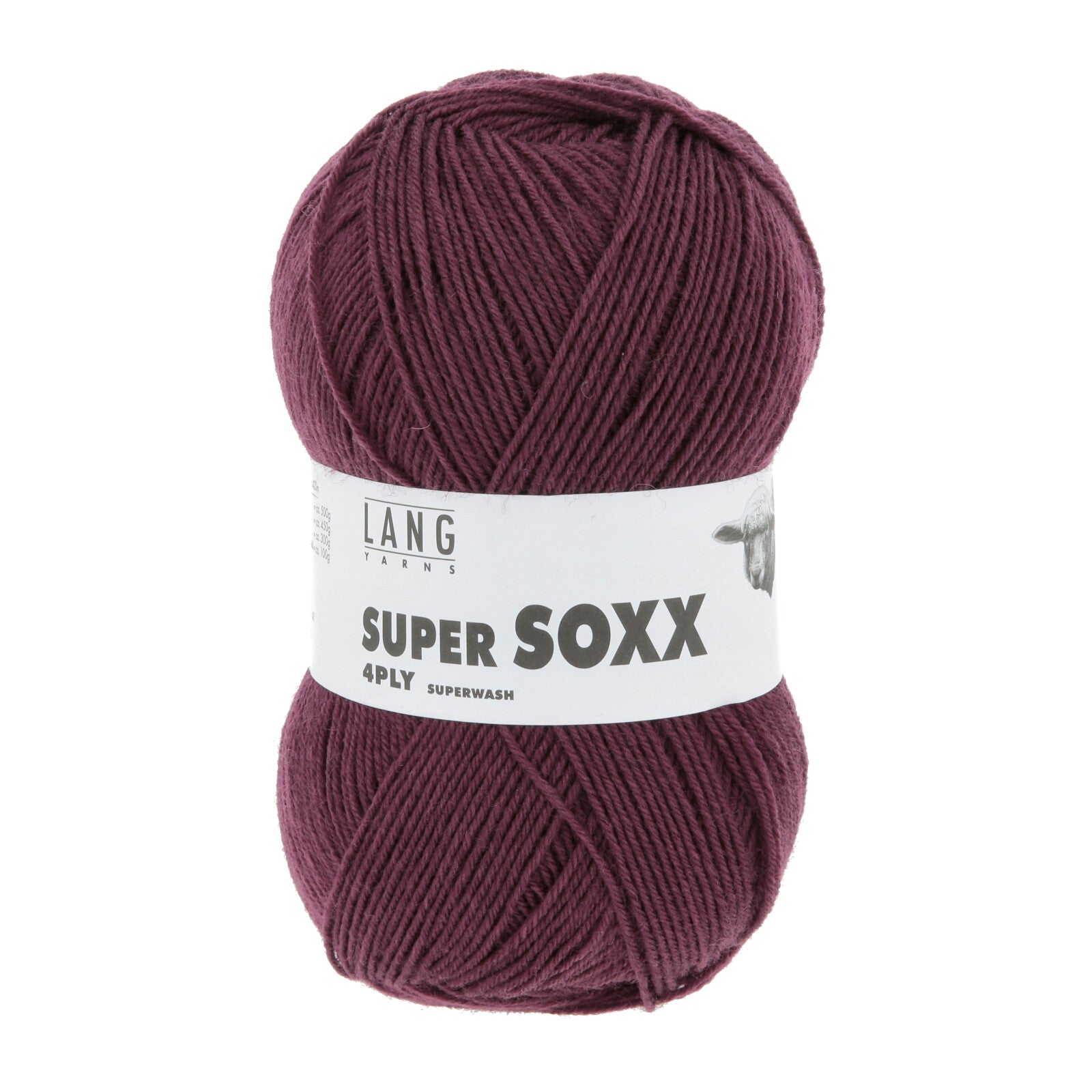 SUPER SOXX 4-FACH/4-PLY - BORDEAUX