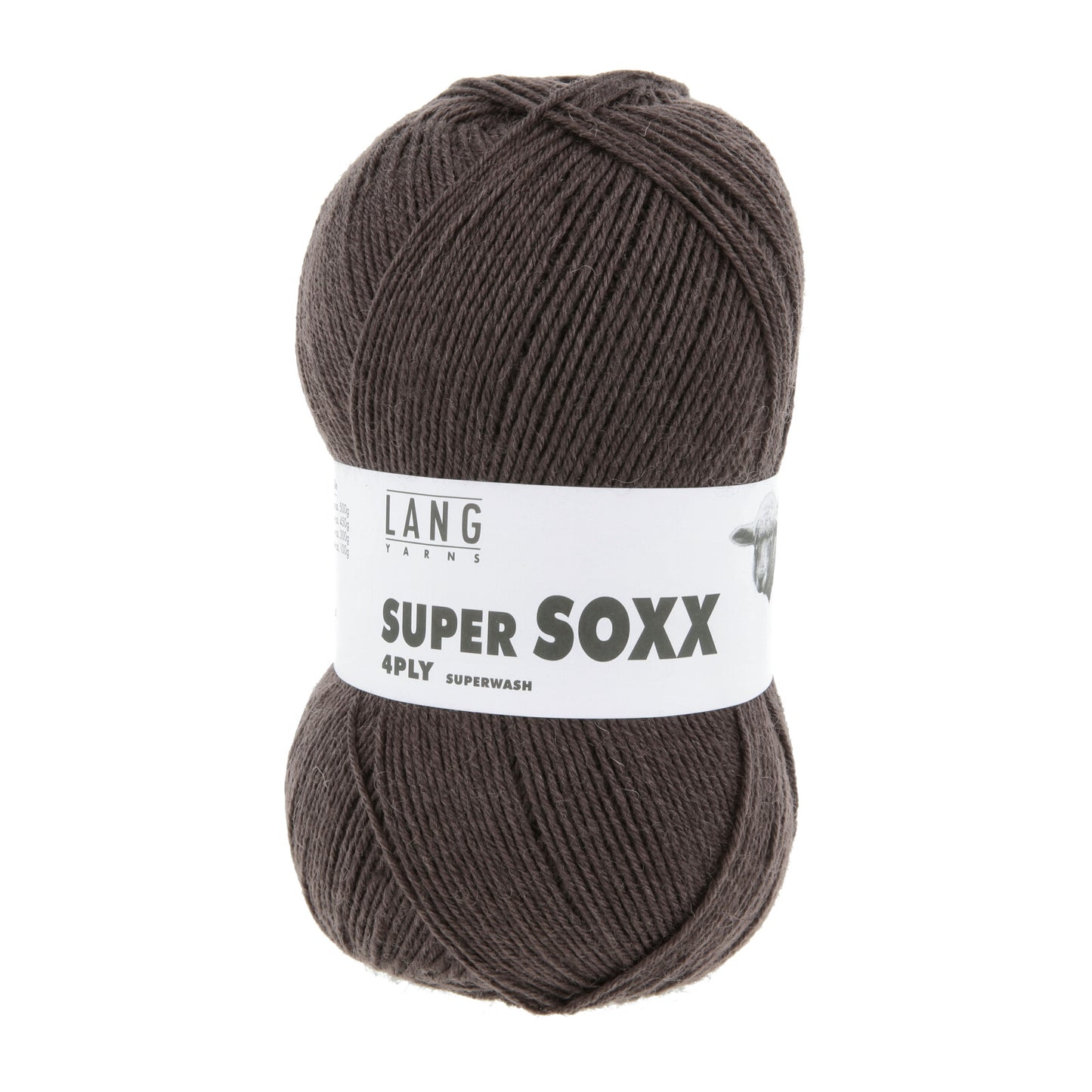 SUPER SOXX 4-FACH/4-PLY - BRAUN