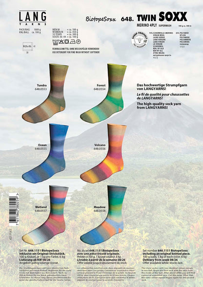 TWIN SOXX MERINO 4-FACH/4-PLY - SET 1151 / BIOTOPESOXX