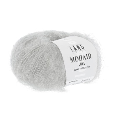 MOHAIR LUXE - Hellgrau Mélange