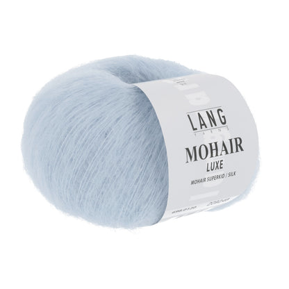 MOHAIR LUXE - Eisblau