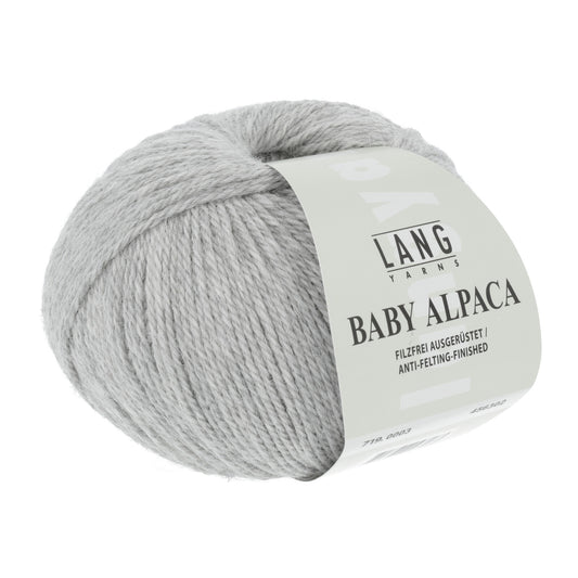 BABY ALPACA - HELLGRAU MÉLANGE