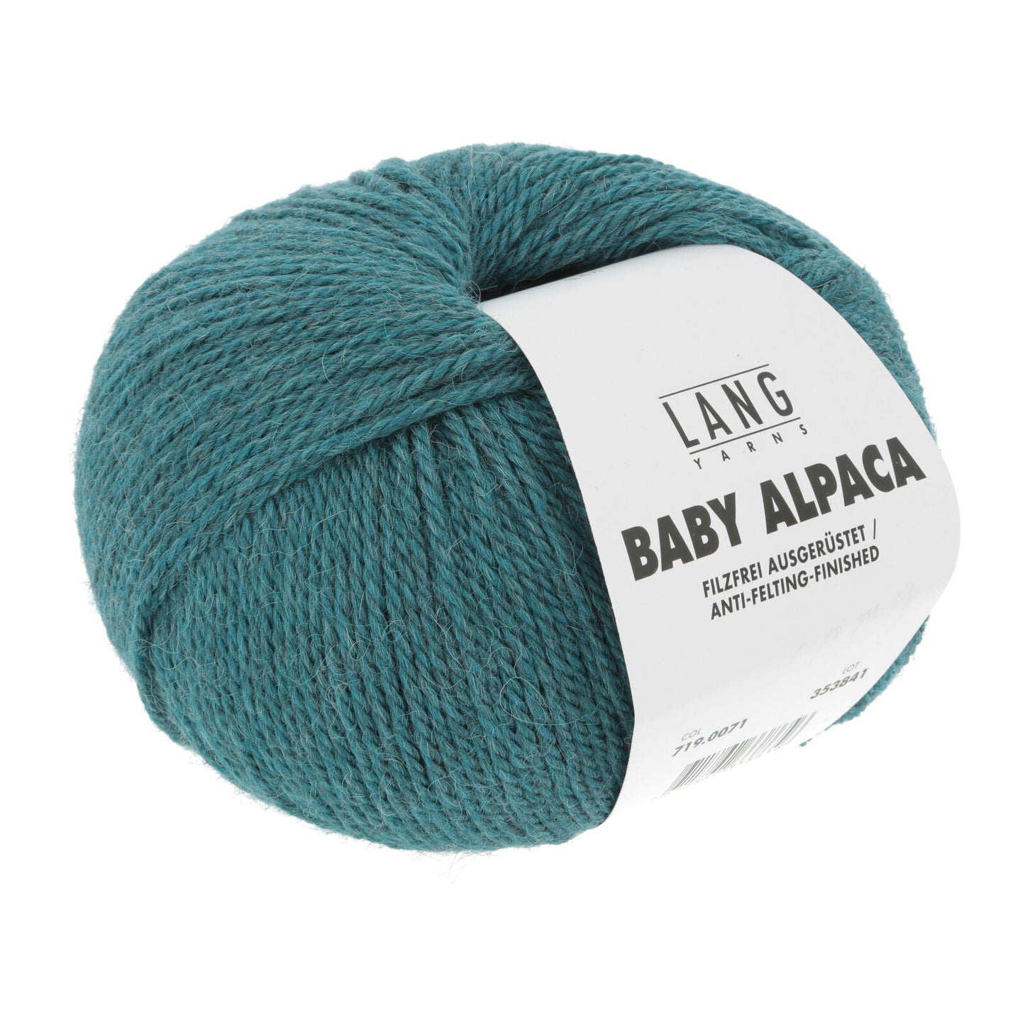BABY ALPACA - TÜRKIS MÉLANGE