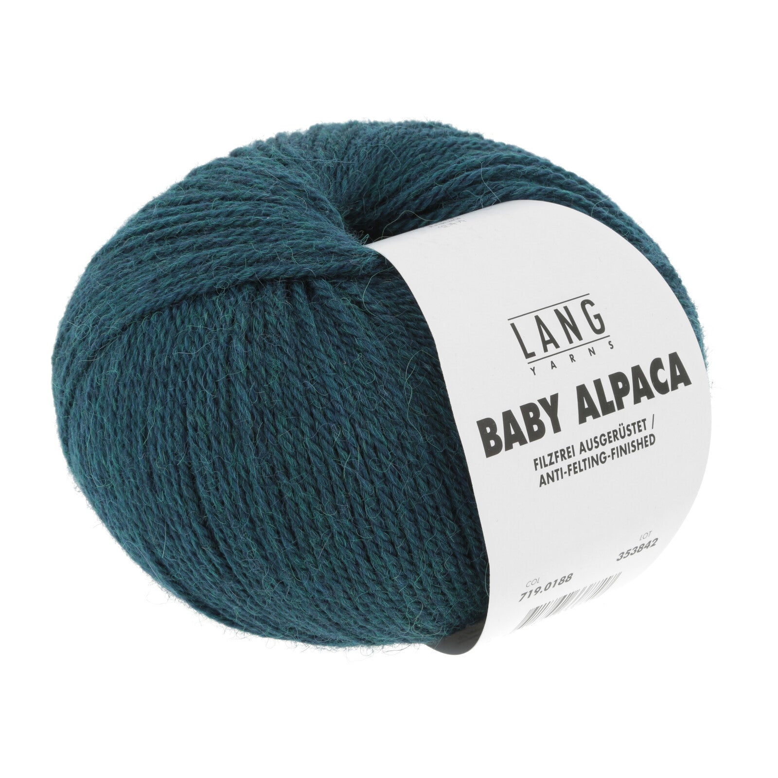 BABY ALPACA - PETROL DUNKEL MÉLANGE