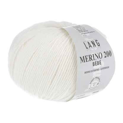 MERINO 200 BEBE - WEISS