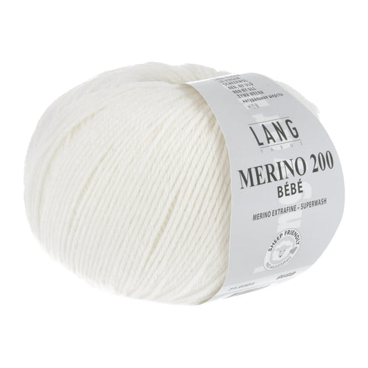 MERINO 200 BEBE - WEISS