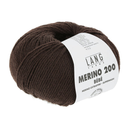 MERINO 200 BEBE - DUNKELBRAUN